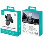 Suport auto universal USAMS One-touch ZJ090,  Air Vent Mount, Rotire 360 grade, Negru 16 - lerato.ro