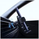 Suport auto universal USAMS One-touch ZJ090,  Air Vent Mount, Rotire 360 grade, Negru 6 - lerato.ro