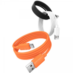 Cablu pentru incarcare si transfer de date USAMS U98 , USB-A la USB-C, 3A, 480 Mbps, 1m, Alb 3 - lerato.ro