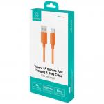 Cablu pentru incarcare si transfer de date USAMS U98 , USB-A la USB-C, 3A, 480 Mbps, 1m, Alb 17 - lerato.ro