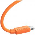 Cablu pentru incarcare si transfer de date USAMS U98 , USB-A la USB-C, 3A, 480 Mbps, 1m, Portocaliu 13 - lerato.ro