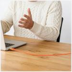 Cablu pentru incarcare si transfer de date USAMS U98, USB-C la USB-C, 60W, 3A, 480 Mbps, 1m, Negru 14 - lerato.ro