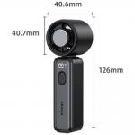 Ventilator portabil USAMS ZB361, 7W, 14000 rpm, 2000 mAh, USB-C, Negru 5 - lerato.ro