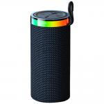 Boxa portabila wireless USAMS YX018, 10W, Bluetooth 5.4, 1500 mAh, Autonomie 4h, Iluminare RGB, USB-C, Negru 2 - lerato.ro