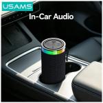 Boxa portabila wireless USAMS YX018, 10W, Bluetooth 5.4, 1500 mAh, Autonomie 4h, Iluminare RGB, USB-C, Negru 9 - lerato.ro