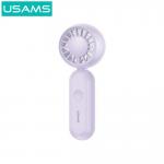 Ventilator portabil USAMS ZB365, 1200 mAh, 1 viteza, Pliabil, USB-C, Violet 6 - lerato.ro