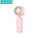 Ventilator portabil USAMS ZB365, 1200 mAh, 1 viteza, Pliabil, USB-C, Roz 6 - lerato.ro