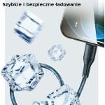 Cablu pentru incarcare si transfer de date USAMS U68, USB la Micro-USB, 2A, 1m, Alb 5 - lerato.ro