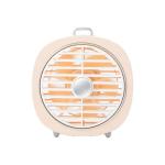 Ventilator pentru birou USAMS US-ZB065, 3 viteze, Lumina de veghe, Lungime cablu 1.2m, Roz 2 - lerato.ro