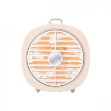 Ventilatoare, Ventilator pentru birou USAMS US-ZB065, 3 viteze, Lumina de veghe, Lungime cablu 1.2m, Roz, lerato.ro