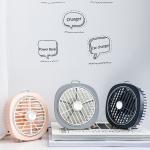 Ventilator pentru birou USAMS US-ZB065, 3 viteze, Lumina de veghe, Lungime cablu 1.2m, Roz 3 - lerato.ro