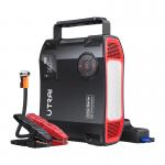 Redresor auto UTRAI JS5 cu clesti pentru pornire motor diesel / benzina, 27000mAh, 1600A, Afisaj LCD, Functie de compresor 150 PSI / powerbank / lanterna, 1x USB-A / 1x USB-C, Negru 2 - lerato.ro