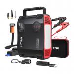 Redresor auto UTRAI JS5 cu clesti pentru pornire motor diesel / benzina, 27000mAh, 1600A, Afisaj LCD, Functie de compresor 150 PSI / powerbank / lanterna, 1x USB-A / 1x USB-C, Negru 3 - lerato.ro