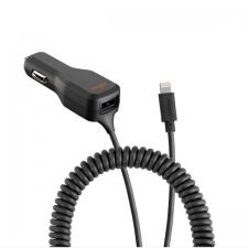 Accesorii auto, Incarcator auto Ventev, 1x USB-A, 1x Cablu Lightning, Negru, lerato.ro