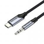 Cablu audio Vention BGKHF, tata USB-C la tata jack 3.5 mm, 1m, Negru 3 - lerato.ro