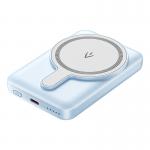 Baterie externa portabila Vention FHSL0, 5000 mAh, 20W, Wireless 15W, USB-C, Albastru 3 - lerato.ro