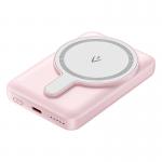 Baterie externa portabila Vention FHSP0, 5000 mAh, 20W, Wireless 15W, USB-C, Roz 3 - lerato.ro