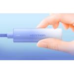Baterie externa portabila Vention FHWL0, 5000 mAh, 20W, Indicatori LED, Cablu USB-C/Lightning 11cm inclus, Albastru 5 - lerato.ro