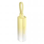Baterie externa portabila Vention FHWY0, 5000 mAh, 20W, Indicatori LED, Cablu USB-C/Lightning 11cm inclus, Galben 2 - lerato.ro