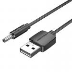 Cablu pentru incarcare Vention CEXBF, USB/DC 3.5mm, 2A, 1m, Negru 2 - lerato.ro