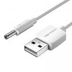 Cablu pentru incarcare Vention CEXWF, USB/DC 3.5mm, 2A, 1m, Alb 2 - lerato.ro