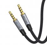 Cablu audio Vention BAQHF TRRS AUX, 2x Jack 3.5mm, 1m, Gri 4 - lerato.ro