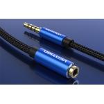 Cablu audio TRRS Vention BHCLI, tata mini jack 3.5 mm la mama mini jack 3.5 mm, 3m, Albastru 3 - lerato.ro