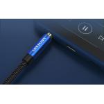 Cablu audio TRRS Vention BHCLI, tata mini jack 3.5 mm la mama mini jack 3.5 mm, 3m, Albastru 6 - lerato.ro
