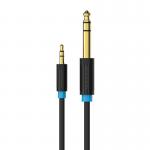 Cablu audio Vention BABBD, Jack 3.5mm tata la Jack 6.35mm tata, 50cm, Negru 3 - lerato.ro