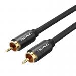 Cablu audio Vention VAB-R09-B100, 2x RCA tata, 1m, Negru 2 - lerato.ro