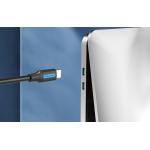 Cablu pentru incarcare si transfer de date Vention COSBG, 2x USB-C, PD 60W, 3A, 1.5m, Negru 3 - lerato.ro