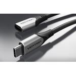 Cablu extender pentru incarcare si transfer de date Vention TABHF, USB-C tata la USB-C mama, 4K, 60Hz, 60W, 1m, Negru 4 - lerato.ro