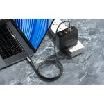 Cablu pentru incarcare si transfer de date Vention TAYBAV, 2x USB-C, Afisaj LED, 100W, 5A, 1.2m, Negru 6 - lerato.ro