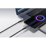 Cablu pentru incarcare si transfer de date Vention TAYBAV, 2x USB-C, Afisaj LED, 100W, 5A, 1.2m, Negru 3 - lerato.ro