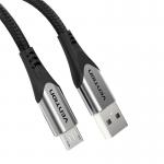 Cablu pentru incarcare si transfer de date Vention COAHD, USB/Micro-USB, 3A, 50cm, Negru 4 - lerato.ro