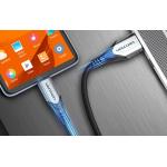 Cablu pentru incarcare si transfer de date Vention COAHD, USB/Micro-USB, 3A, 50cm, Negru 3 - lerato.ro