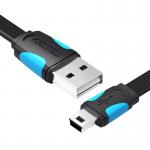 Cablu transfer date si incarcare dispozitive Vention VAS-A14-B050, tata USB la tata mini USB, 2A, 480 Mbps, 50cm, Negru 3 - lerato.ro