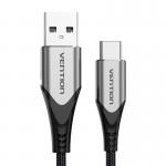 Cablu pentru incarcare si transfer de date Vention CODHF, USB/USB Type-C, 3A, 1m, Gri 2 - lerato.ro
