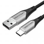 Cablu pentru incarcare si transfer de date Vention CODHF, USB/USB Type-C, 3A, 1m, Gri 4 - lerato.ro