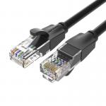 Cablu retea Vention IBEBF Ethernet Cat. 6, mufat 2xRJ45, UTP, 1Gbps, lungime 1m, Negru 2 - lerato.ro