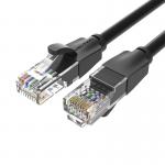 Cablu retea Vention IBEBS Ethernet Cat. 6, mufat 2xRJ45, UTP, 1Gbps, lungime 25m, Negru 2 - lerato.ro