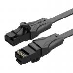 Cablu retea plat Vention IBABG Ethernet Cat. 6, mufat 2xRJ45, UTP, 1Gbps, lungime 1.5m, Negru 2 - lerato.ro