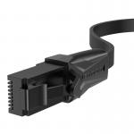 Cablu retea plat Vention IBABG Ethernet Cat. 6, mufat 2xRJ45, UTP, 1Gbps, lungime 1.5m, Negru 4 - lerato.ro