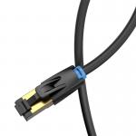 Cablu retea Vention IKABF Ethernet Cat. 8, mufat 2xRJ45, SFTP, 40Gbps, lungime 1m, Negru 6 - lerato.ro