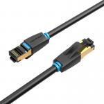 Cablu retea Vention IKABJ Ethernet Cat. 8, mufat 2xRJ45, SFTP, 40Gbps, lungime 5m, Negru 5 - lerato.ro