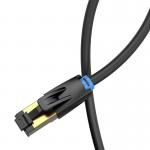 Cablu retea Vention IKABJ Ethernet Cat. 8, mufat 2xRJ45, SFTP, 40Gbps, lungime 5m, Negru 4 - lerato.ro