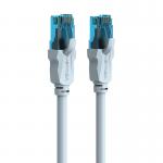 Cablu retea plat Vention VAP-A10-S075 Ethernet Cat. 5e, mufat 2xRJ45, UTP, 100Mbps, lungime 75cm, Albastru 2 - lerato.ro