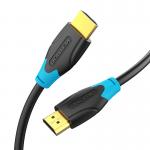 Cablu video Vention AACBK, HDMI 2.0 tata - HDMI 2.0 tata, 4K, 60Hz, 3D, HDR, 8m, Negru 3 - lerato.ro