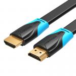 Cablu video plat Vention VAA-B02-L500, HDMI tata - HDMI tata, 4K, 60Hz, 5m, Negru 2 - lerato.ro