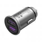 Incarcator auto Vention FFEH0, 2x USB, 30W, Quick Charge 3.0, Gri 7 - lerato.ro